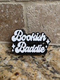 3D Bookish Baddie Straw Topper