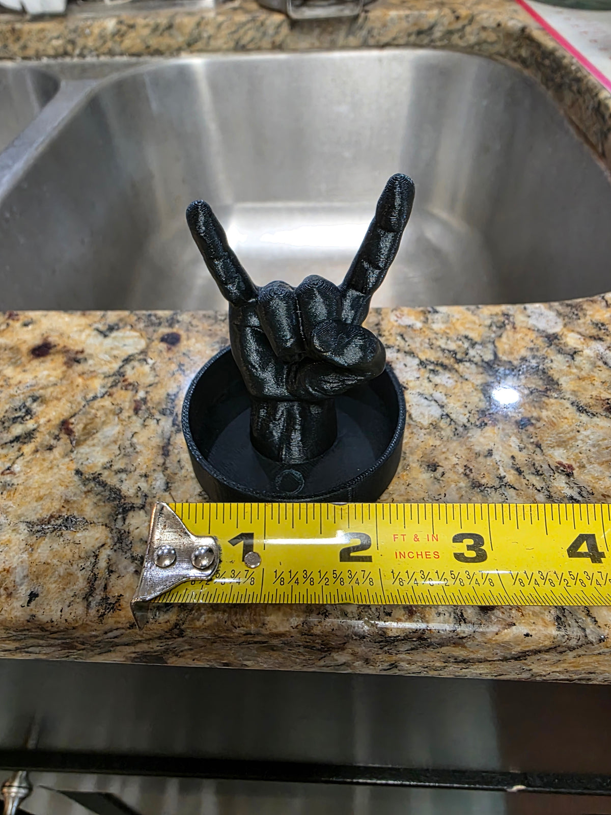 Elder Emo 3D Hand Ring Holder