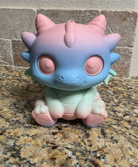 Cute 3D Printed Dragon Piggy Bank