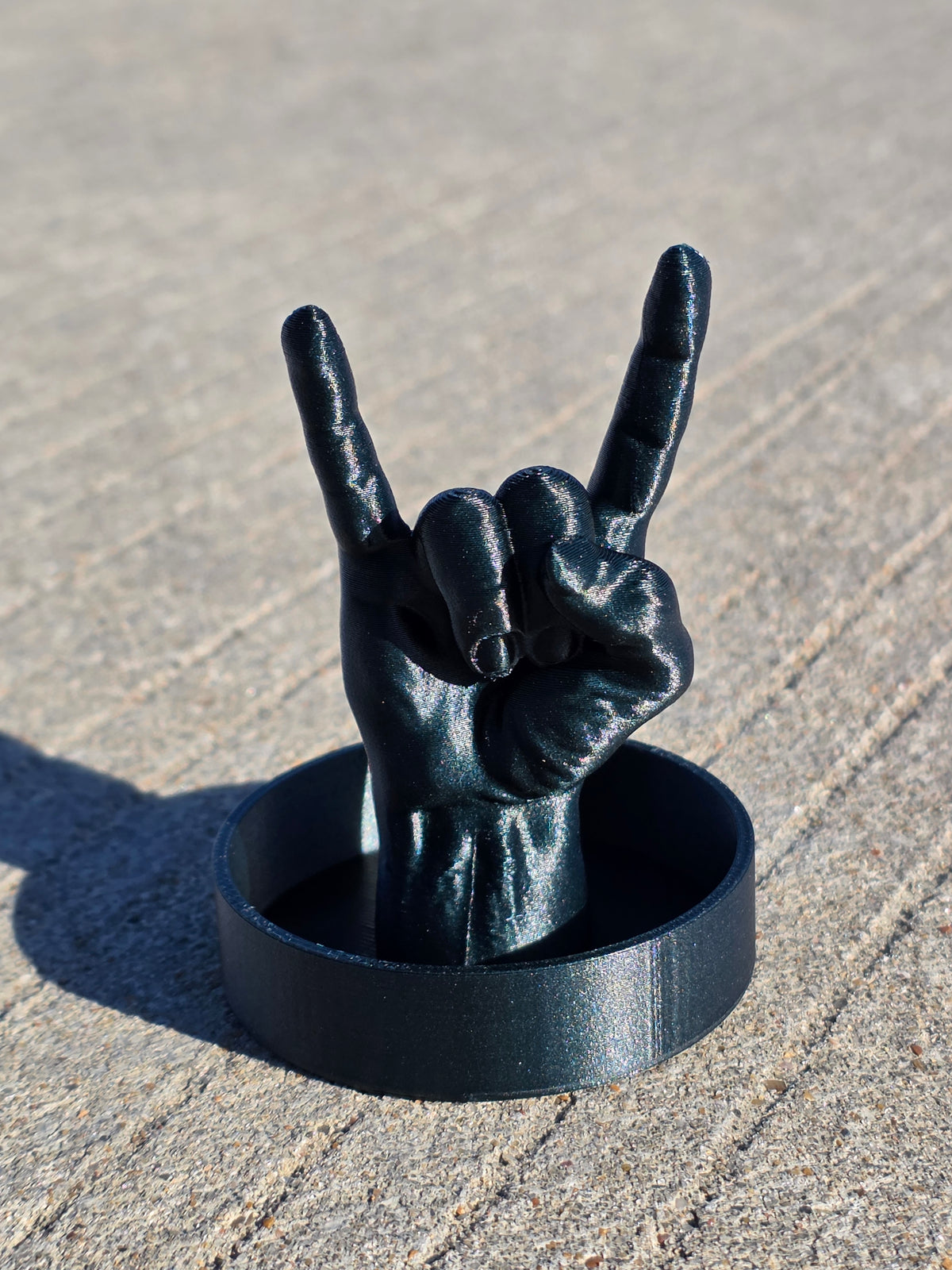 Elder Emo 3D Hand Ring Holder