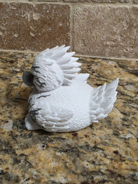 3D Inspired White M Ducks