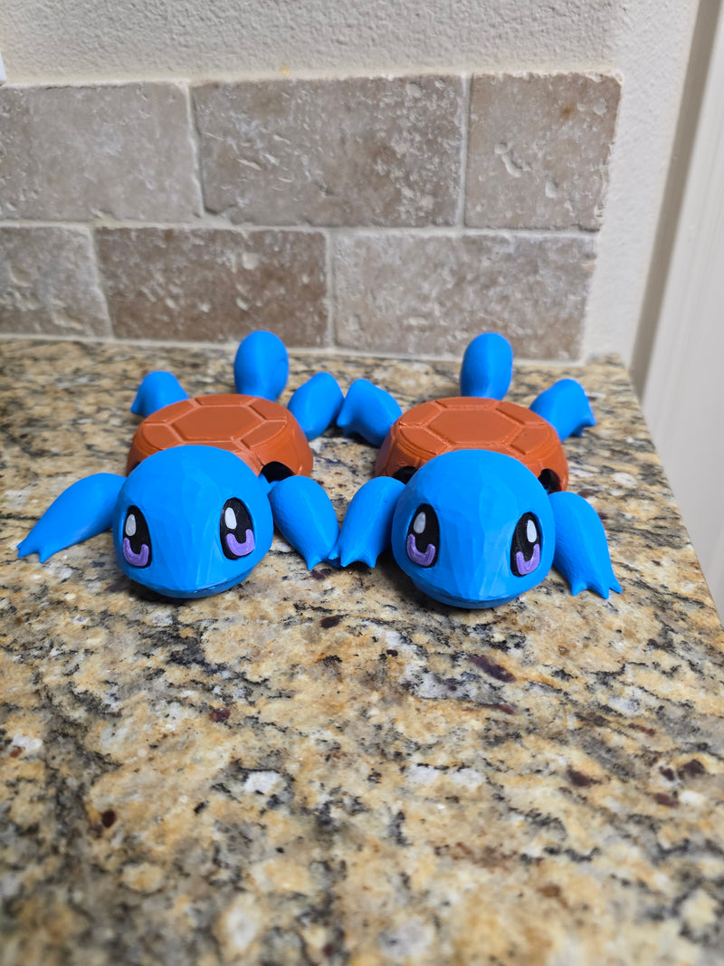 3D P Turtle Anime Coaster