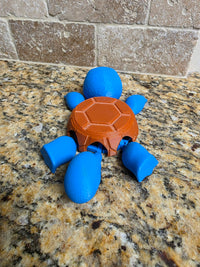 3D P Turtle Anime Coaster