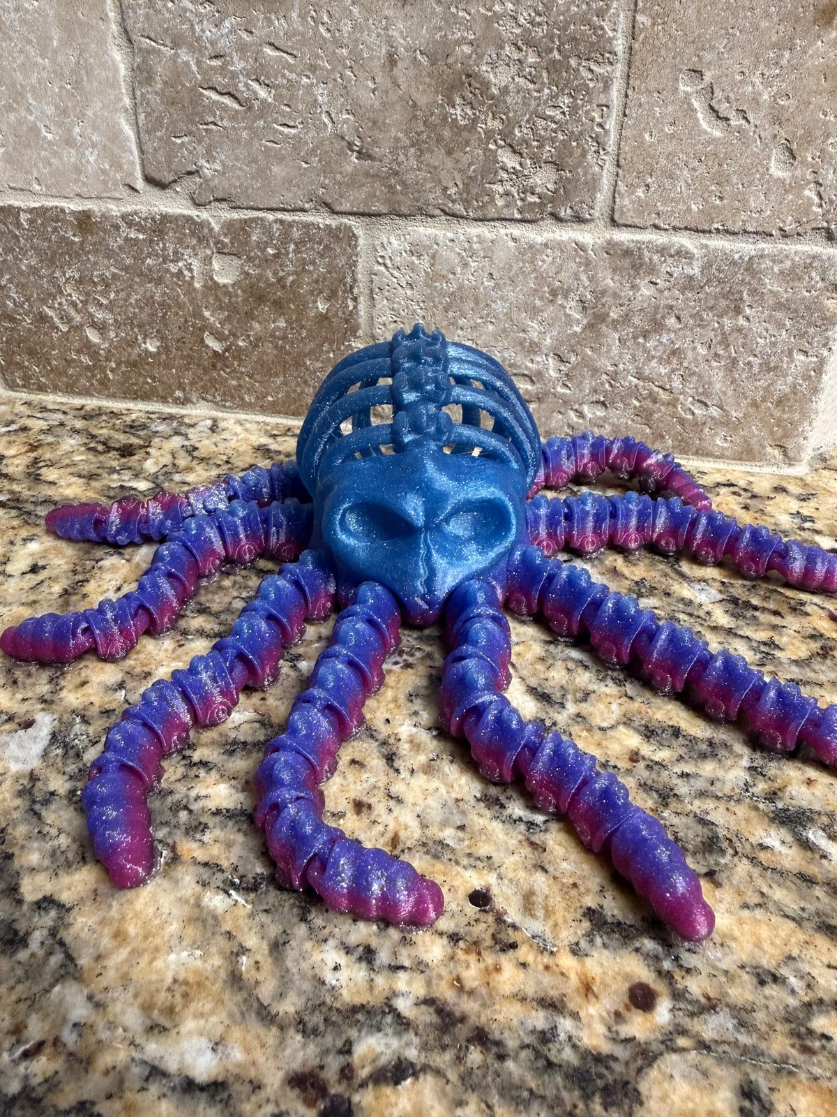 3D Skull Octopus