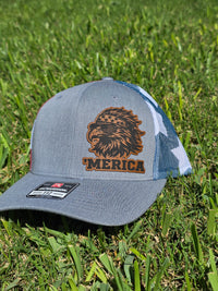 Merica Eagle Snapback Hat