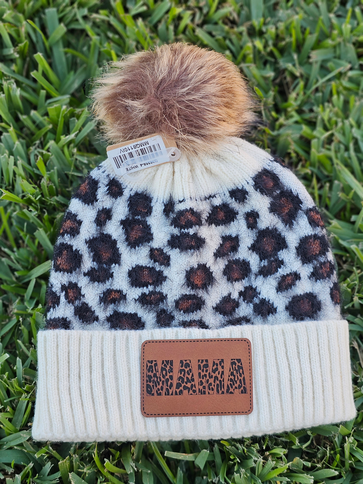 Mama Print Beanie