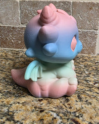 Cute 3D Printed Dragon Piggy Bank