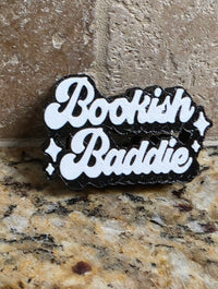 3D Bookish Baddie Straw Topper
