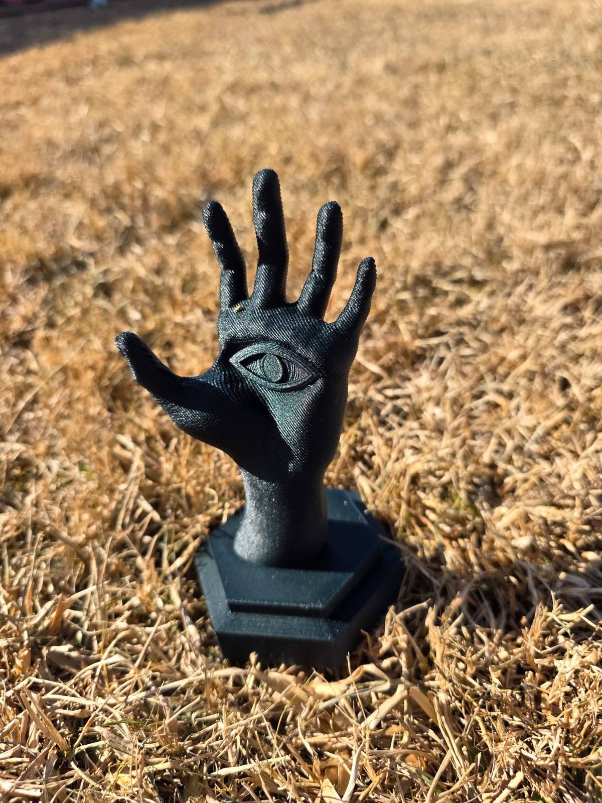 6in 3D Ring Holder Eye Hand
