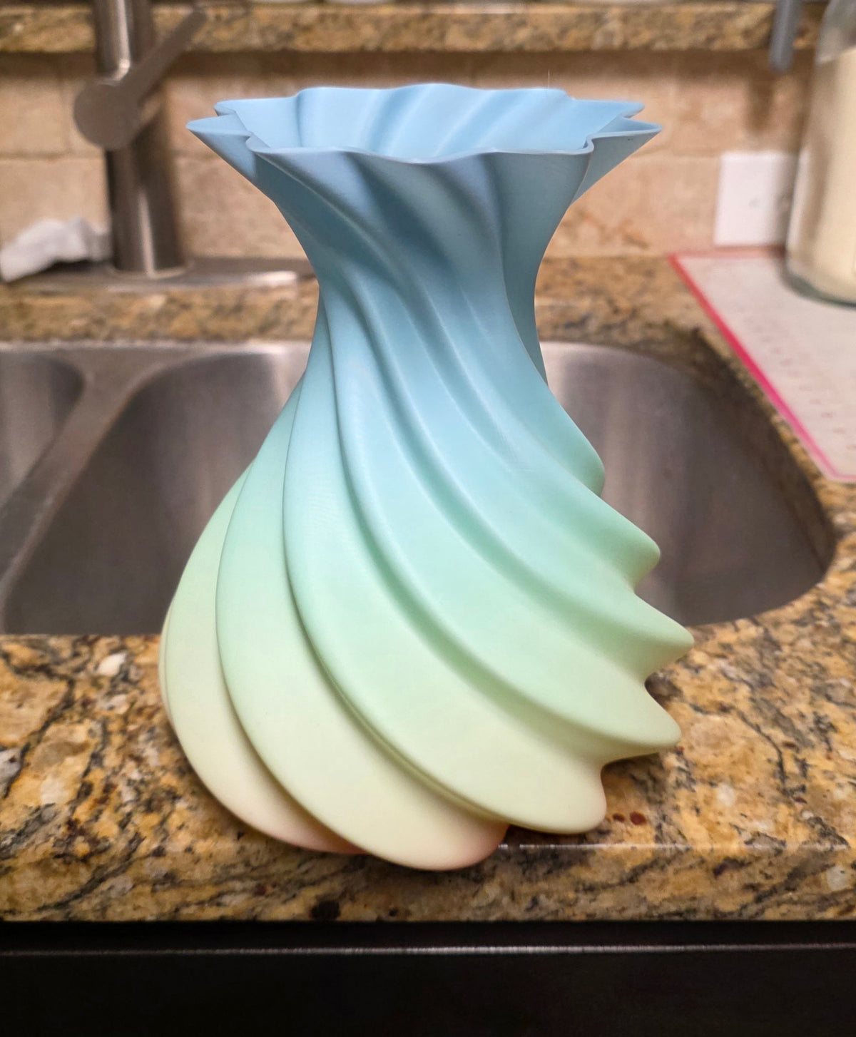 Rainbow 3D Vase