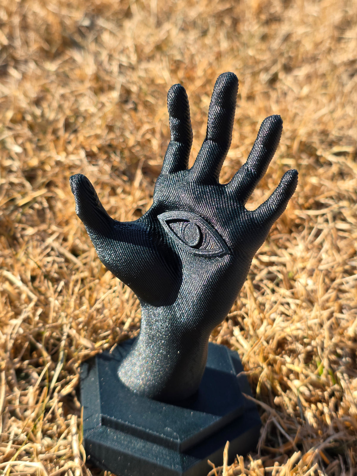 6in 3D Ring Holder Eye Hand