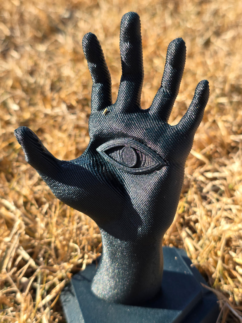6in 3D Ring Holder Eye Hand