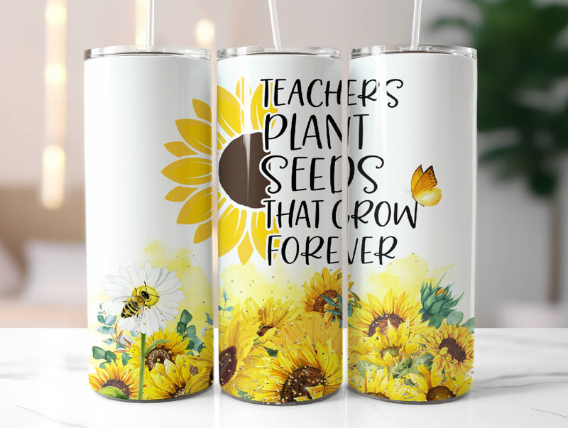 Teachers plant seeds