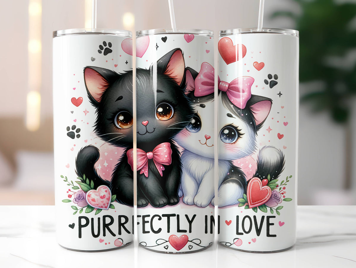 Purrrrfectly in love kitties